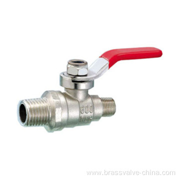 Brass ball valve for gas